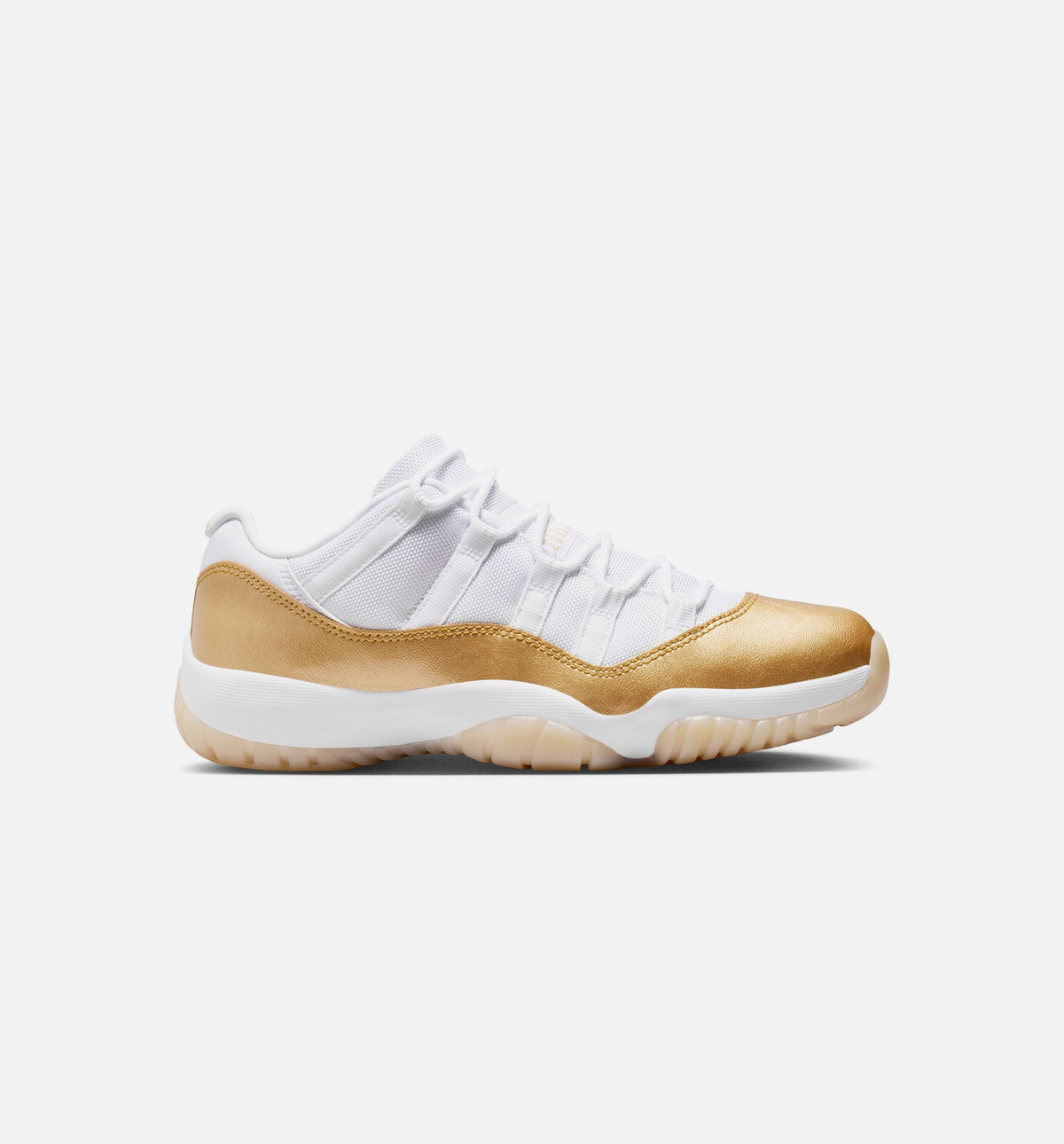 Air Jordan 11 Retro Low Mother's Day Women's Sneakers - White / Metallic Gold / Team Gold