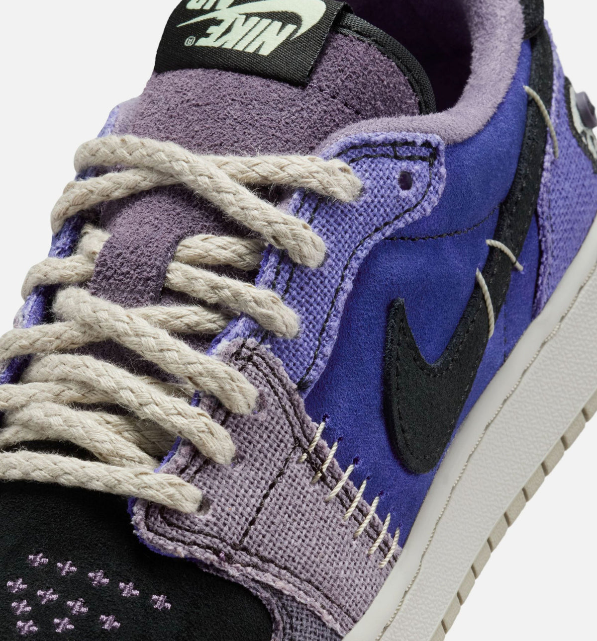 Air Jordan 1 Low OG Grade School Sneakers - Regency Purple / Dark Raisin