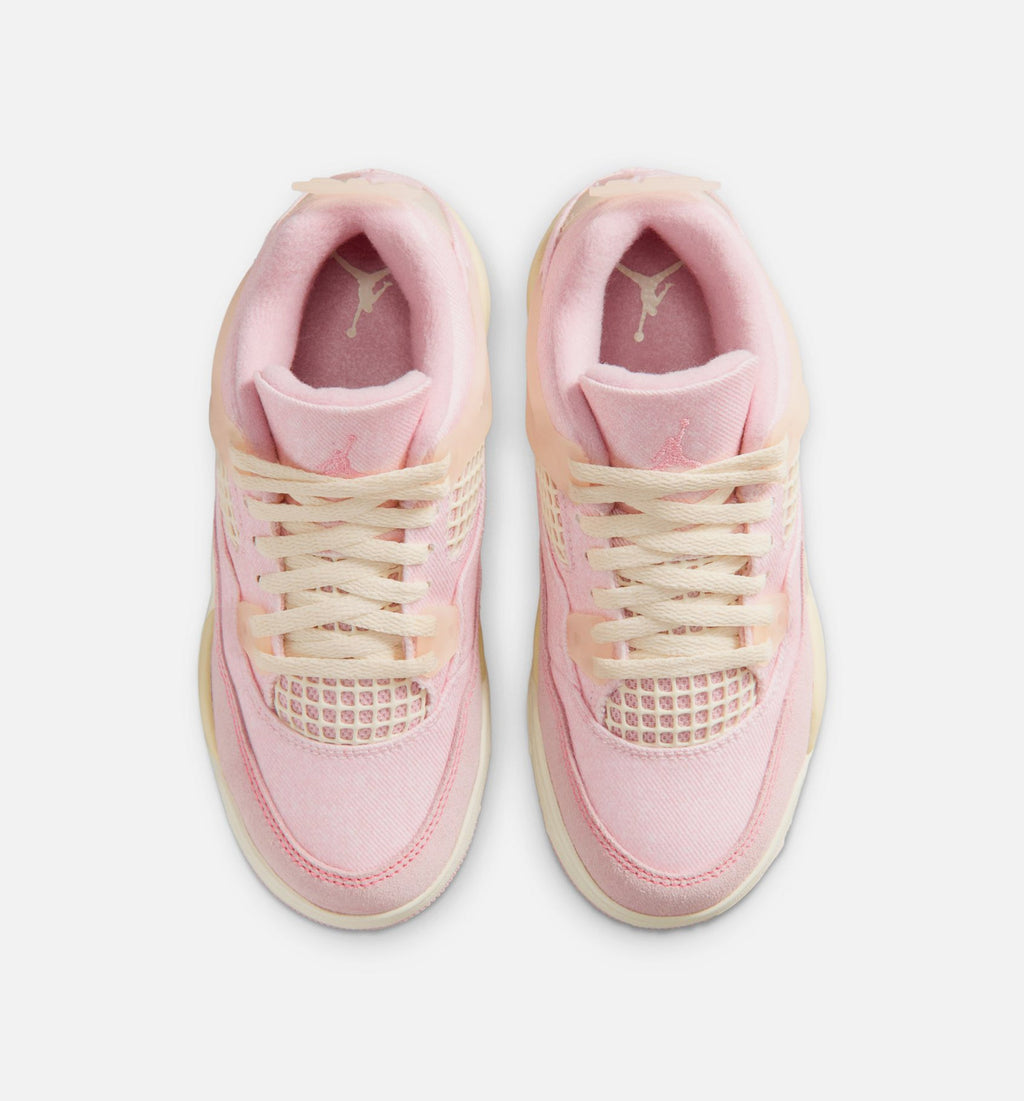 Air Jordan 4 Retro Pink Pearl and Iced Carmine Preschool Sneakers - Pearl Pink / Iced Carmine / Coconut Milk
