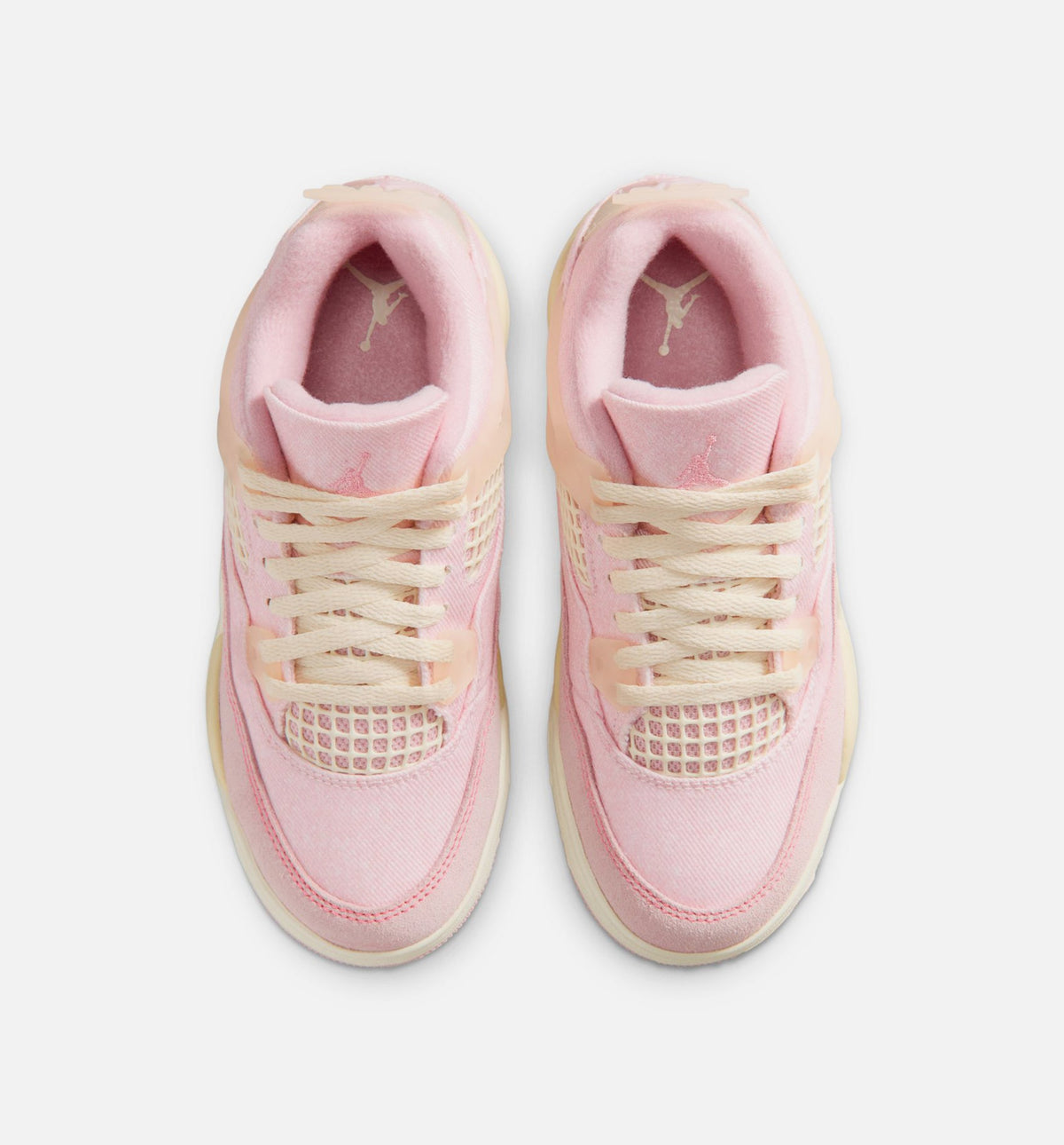 Air Jordan 4 Retro Pink Pearl and Iced Carmine Preschool Sneakers - Pearl Pink / Iced Carmine / Coconut Milk