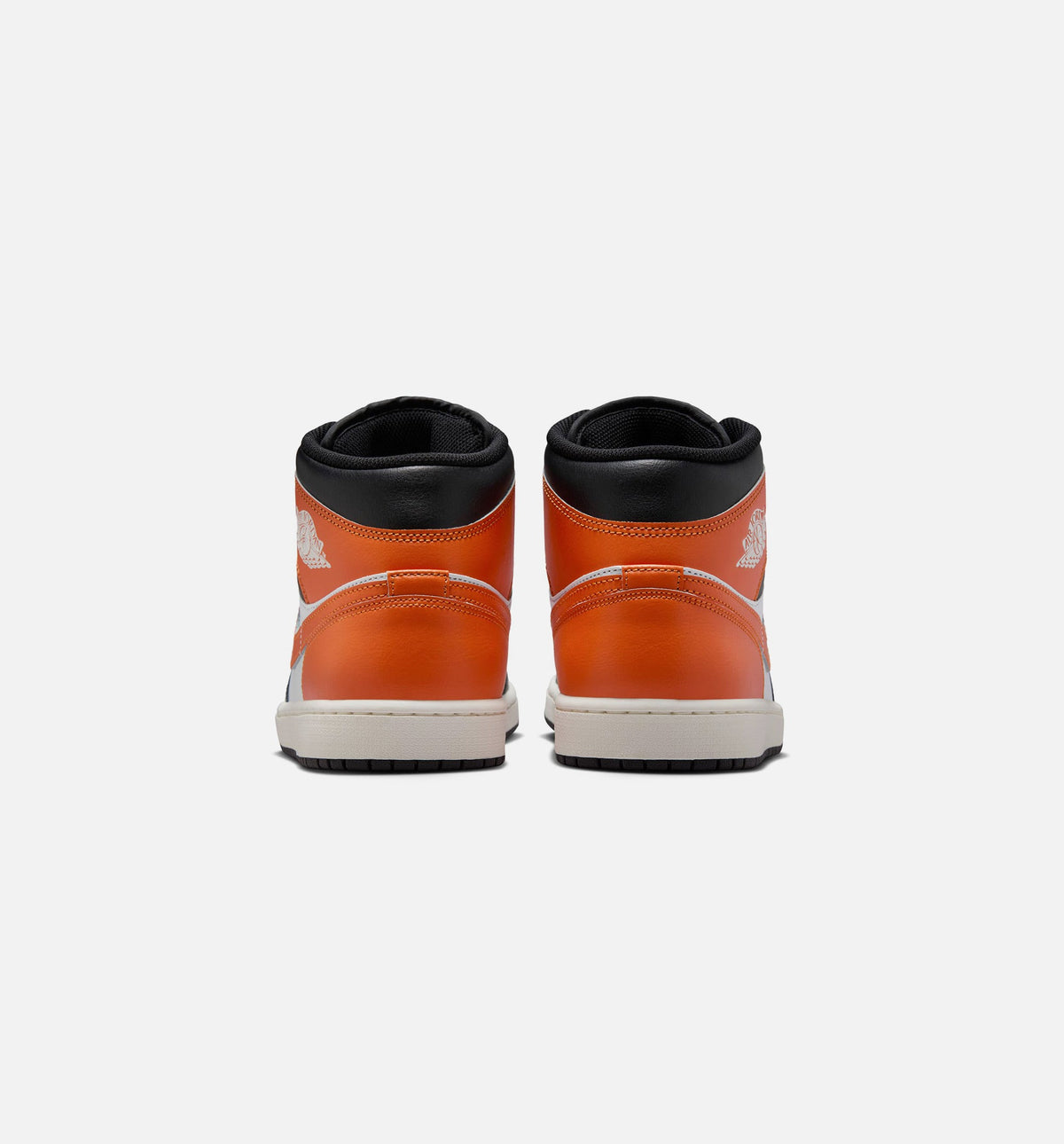 Air Jordan 1 Mid Men's Sneakers - Starfish / White / Sail / Black