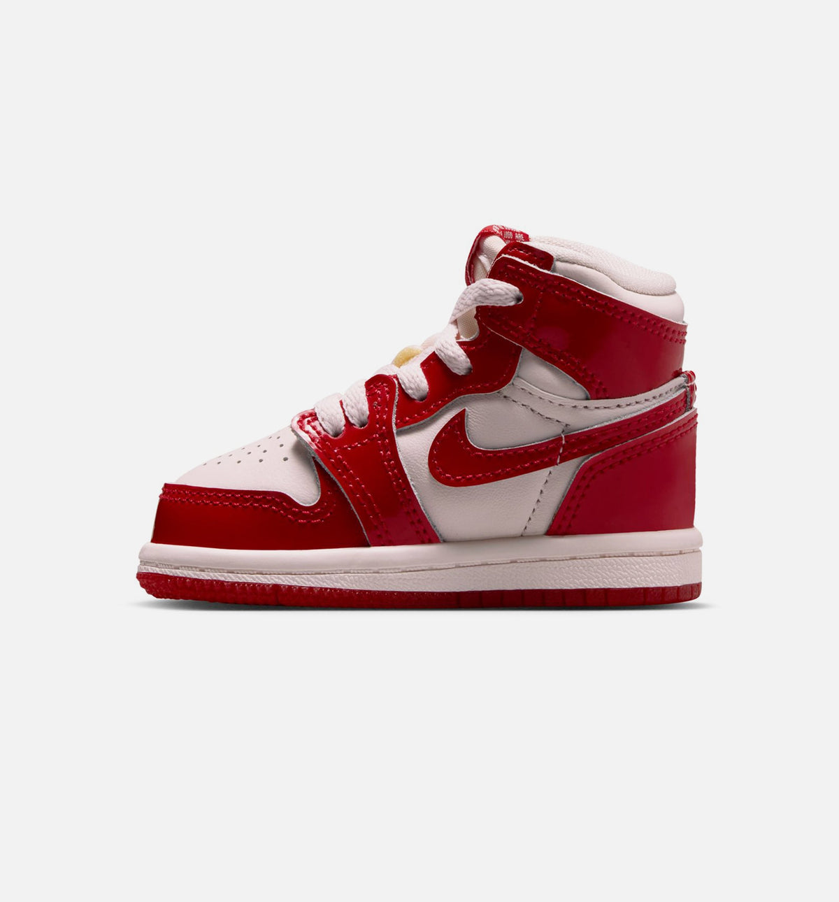 Air Jordan 1 Retro High OG Nails and Grails Infant & Toddler Sneakers - University Red / Metallic Silver