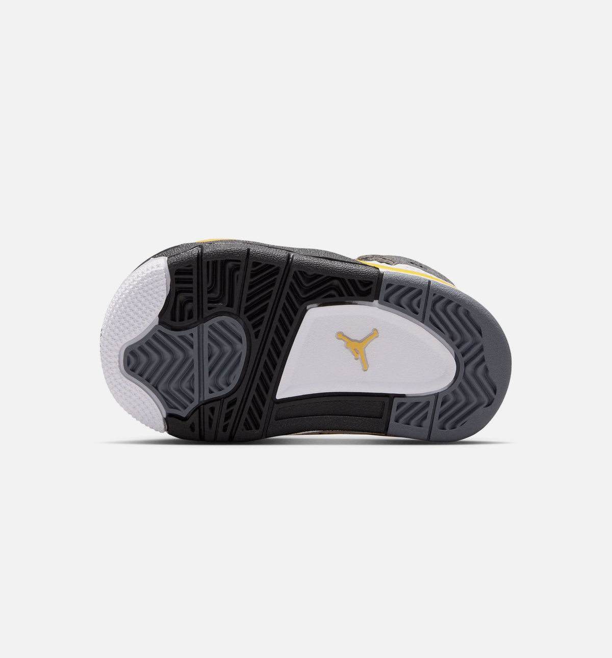 Air Jordan 4 Retro Rare Air Tour Yellow Infant & Toddler Sneakers - White / Dark Blue Grey / Black / Tour Yellow
