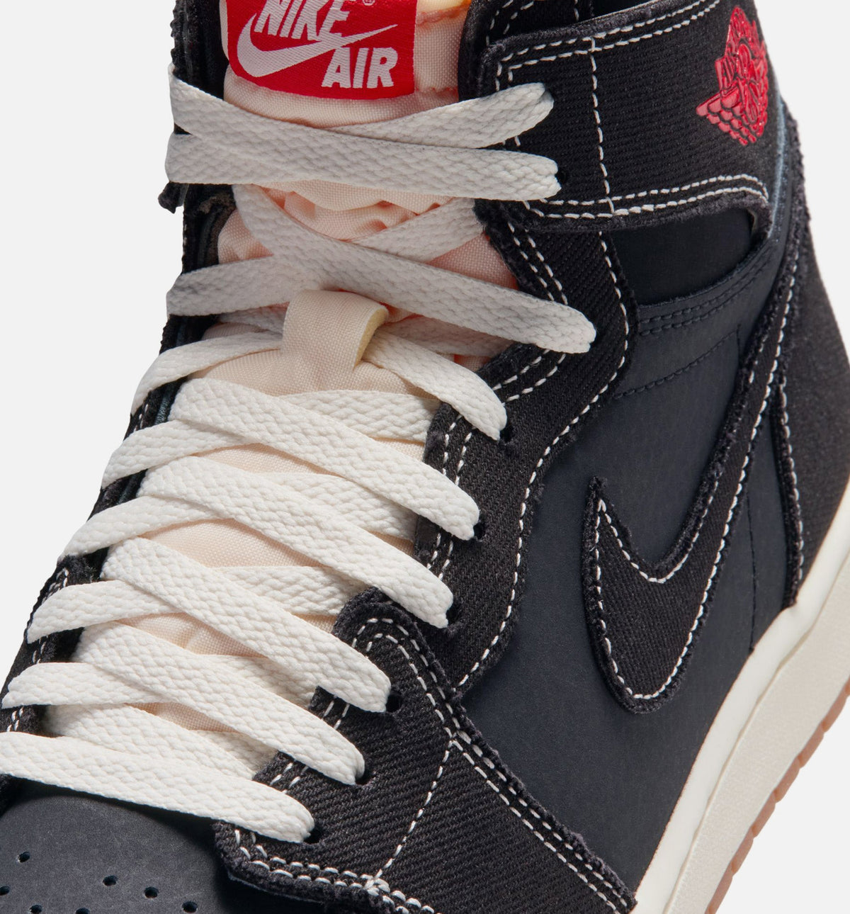 Air Jordan 1 Retro High OG Flight Club Men's Sneakers - Black / University Red / Sail / Gum Medium Brown