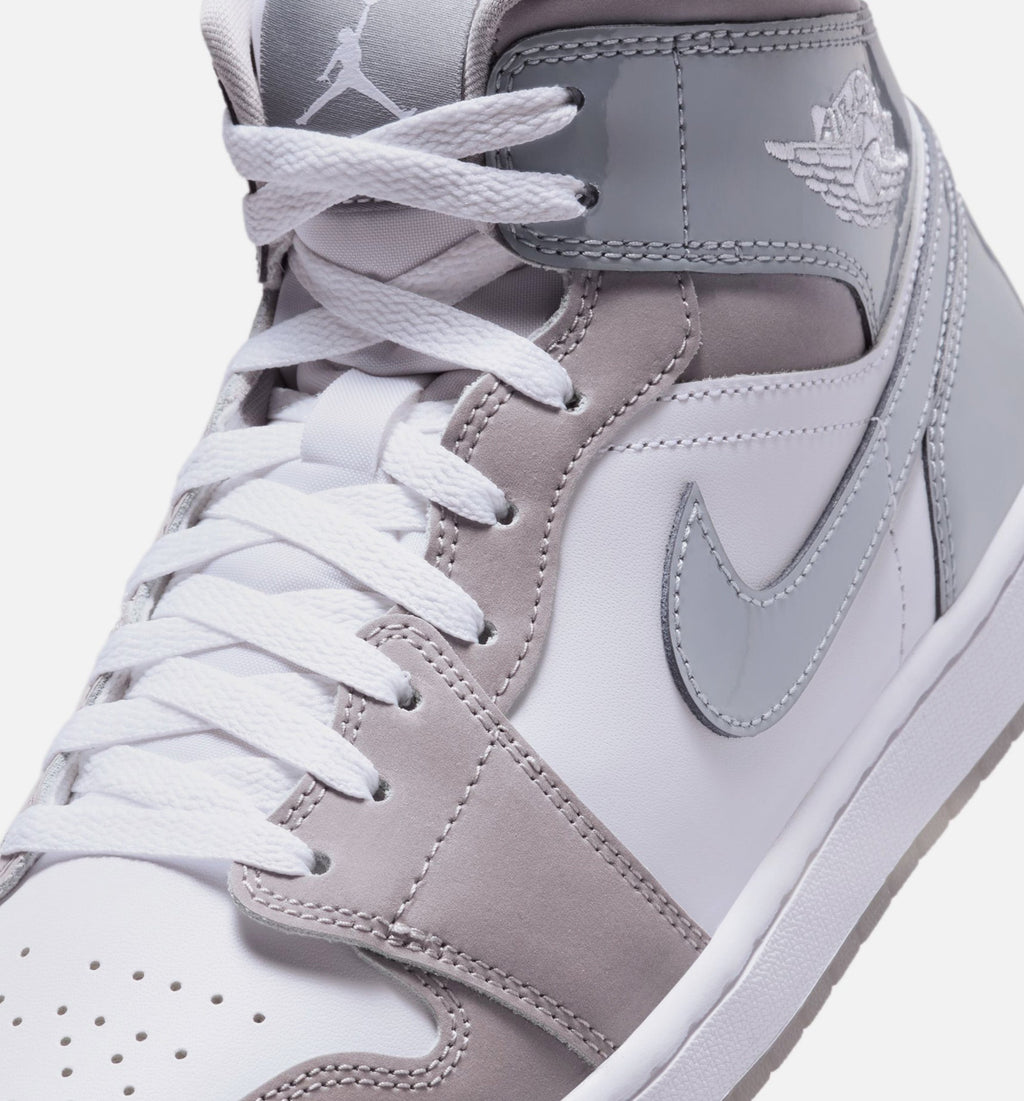 Air Jordan 1 Mid SE Cool Grey Men's Sneakers - Cool Grey / Medium Grey