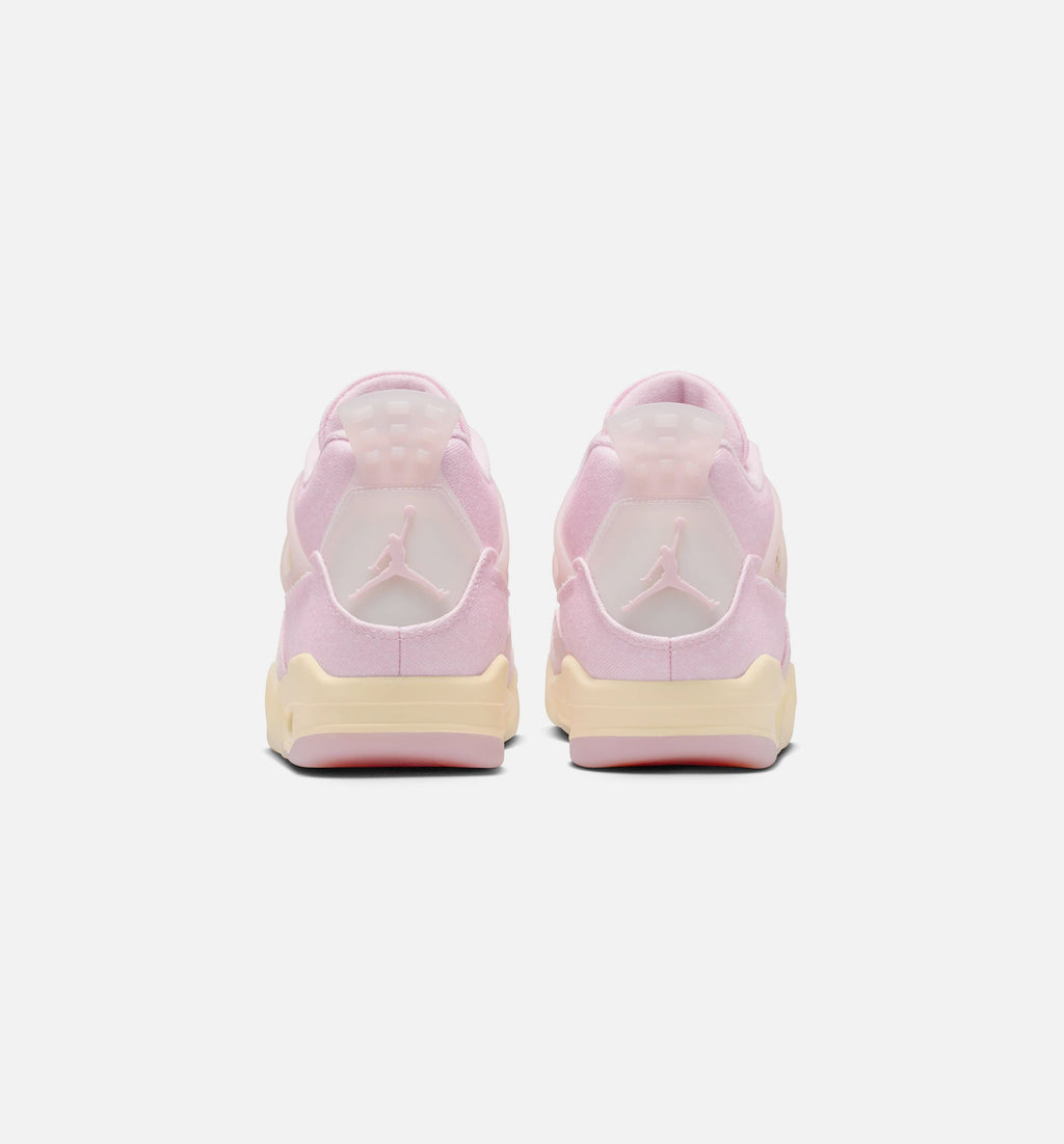 Air Jordan 4 Retro Pink Pearl and Iced Carmine Women's Sneakers - Pearl Pink / Iced Carmine / Coconut Milk
