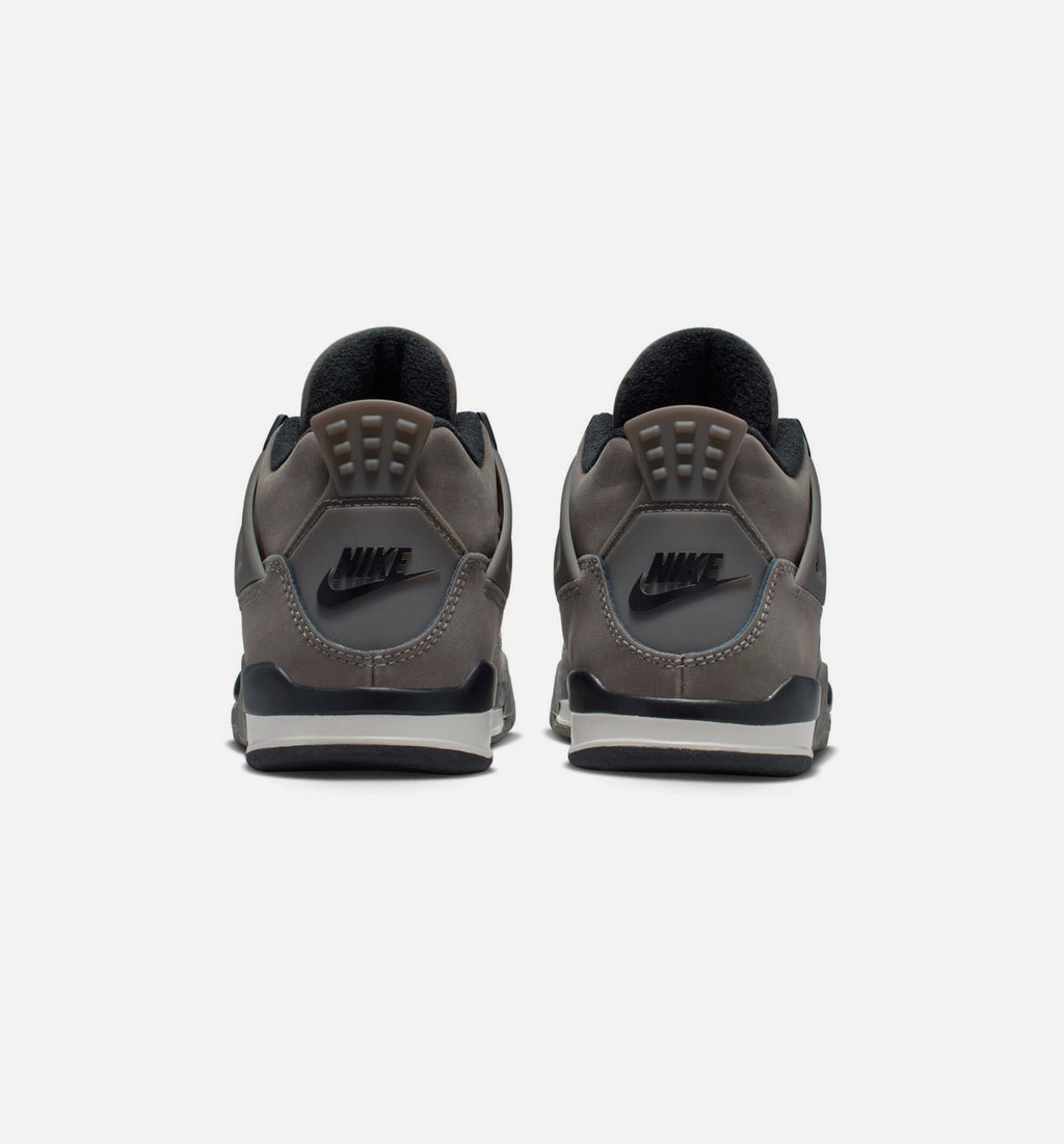 Air Jordan 4 Retro Cave Stone and Black Preschool Sneakers - Cave Stone / Black / Moon Particle