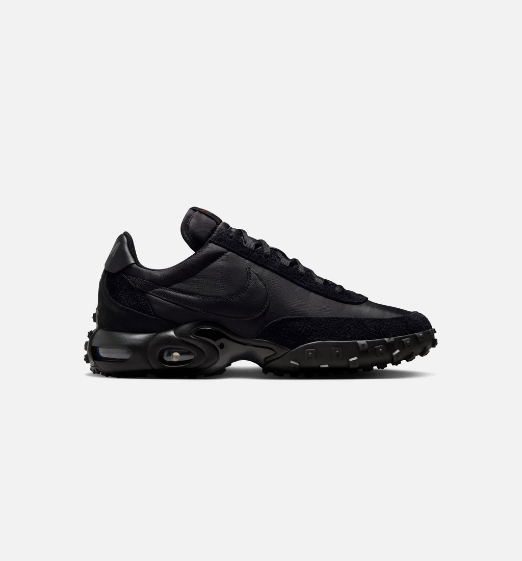 Air Max Waffle Black and Anthracite Men's Sneakers - Black / Anthracite