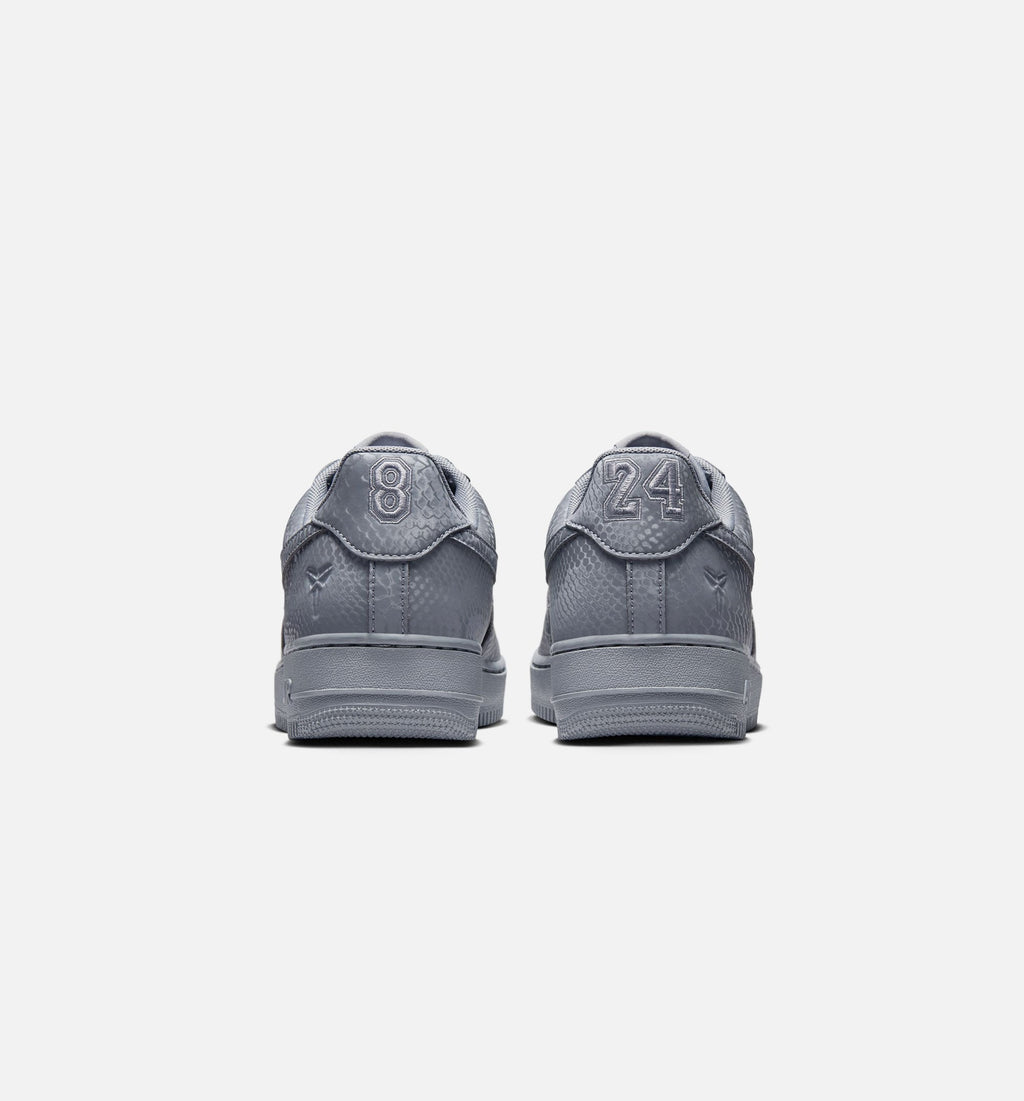 Kobe Air Force 1 Low Cool Grey Men's Sneakers - Cool Grey / Wolf Grey