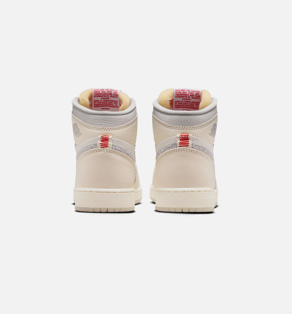 Air Jordan 1 Retro High OG Grade School Sneakers - Sail / University Red / Pale Ivory / Coconut Milk / Phantom