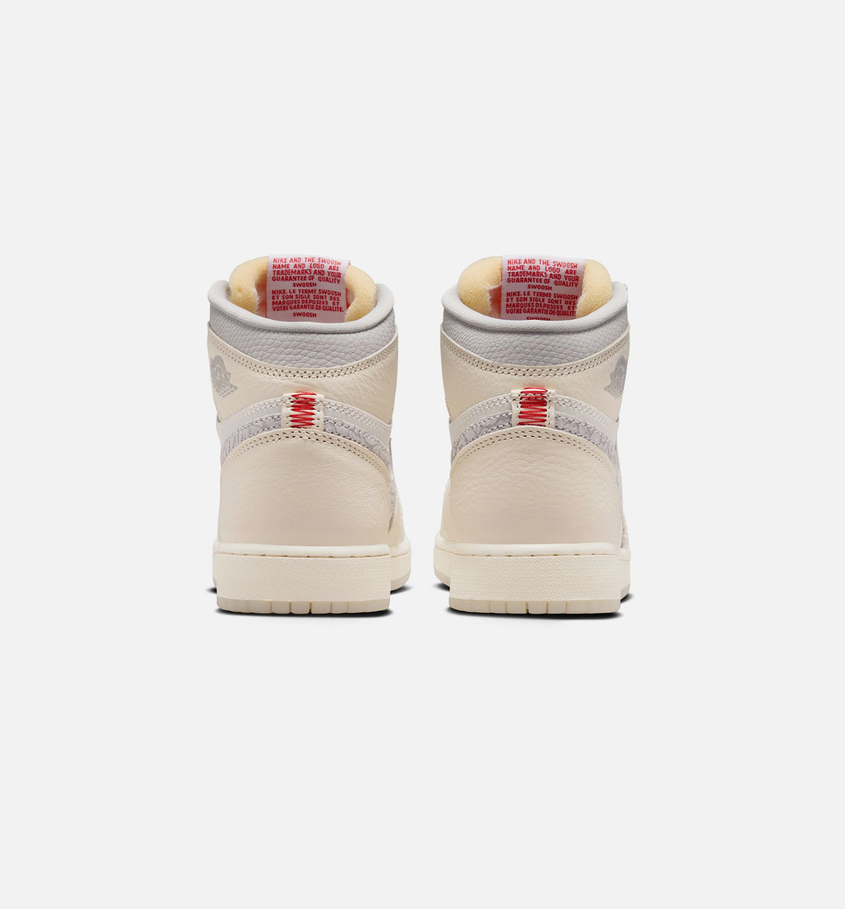 Air Jordan 1 Retro High OG Grade School Sneakers - Sail / University Red / Pale Ivory / Coconut Milk / Phantom