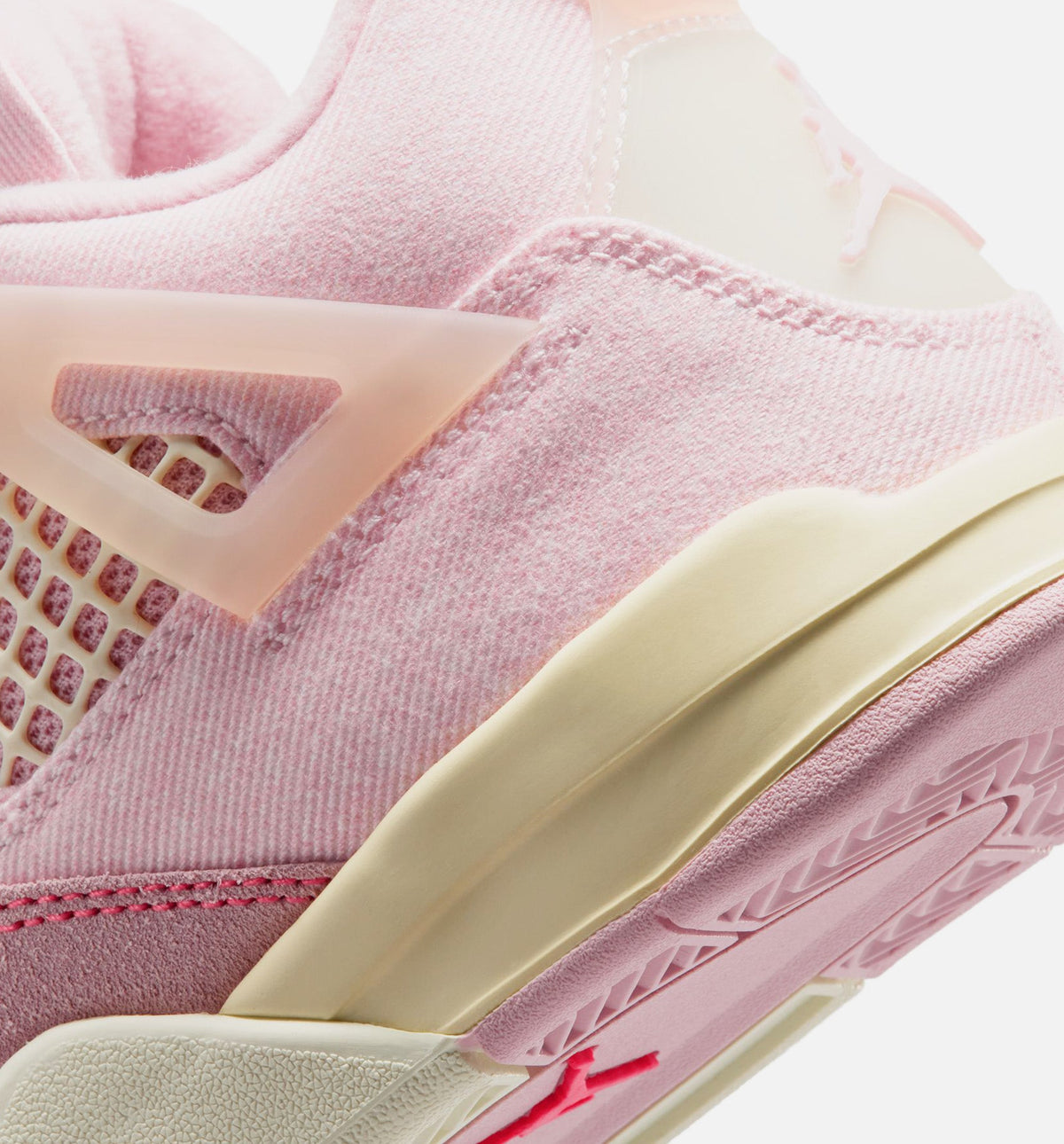 Air Jordan 4 Retro Pink Pearl and Iced Carmine Preschool Sneakers - Pearl Pink / Iced Carmine / Coconut Milk