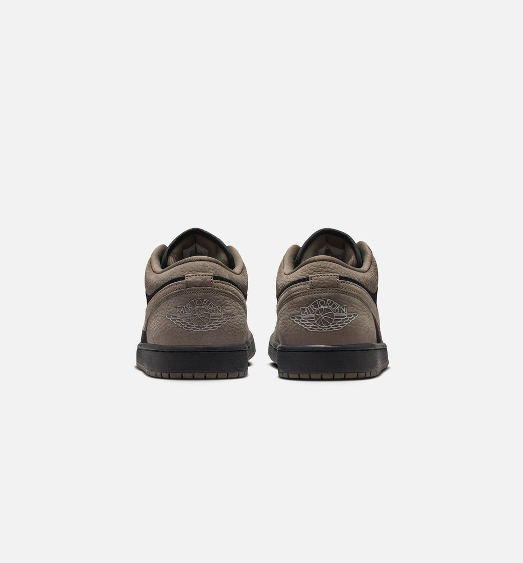 Air Jordan 1 Low SE Men's Sneakers - Black / Olive Grey / Light Wild Mango
