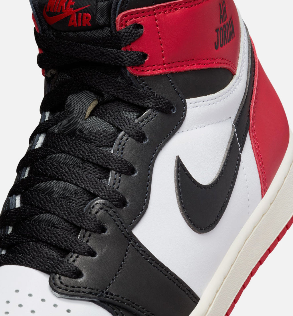 Air Jordan 1 Retro High OG Men's Sneakers - White / Black / Varsity Red / Sail