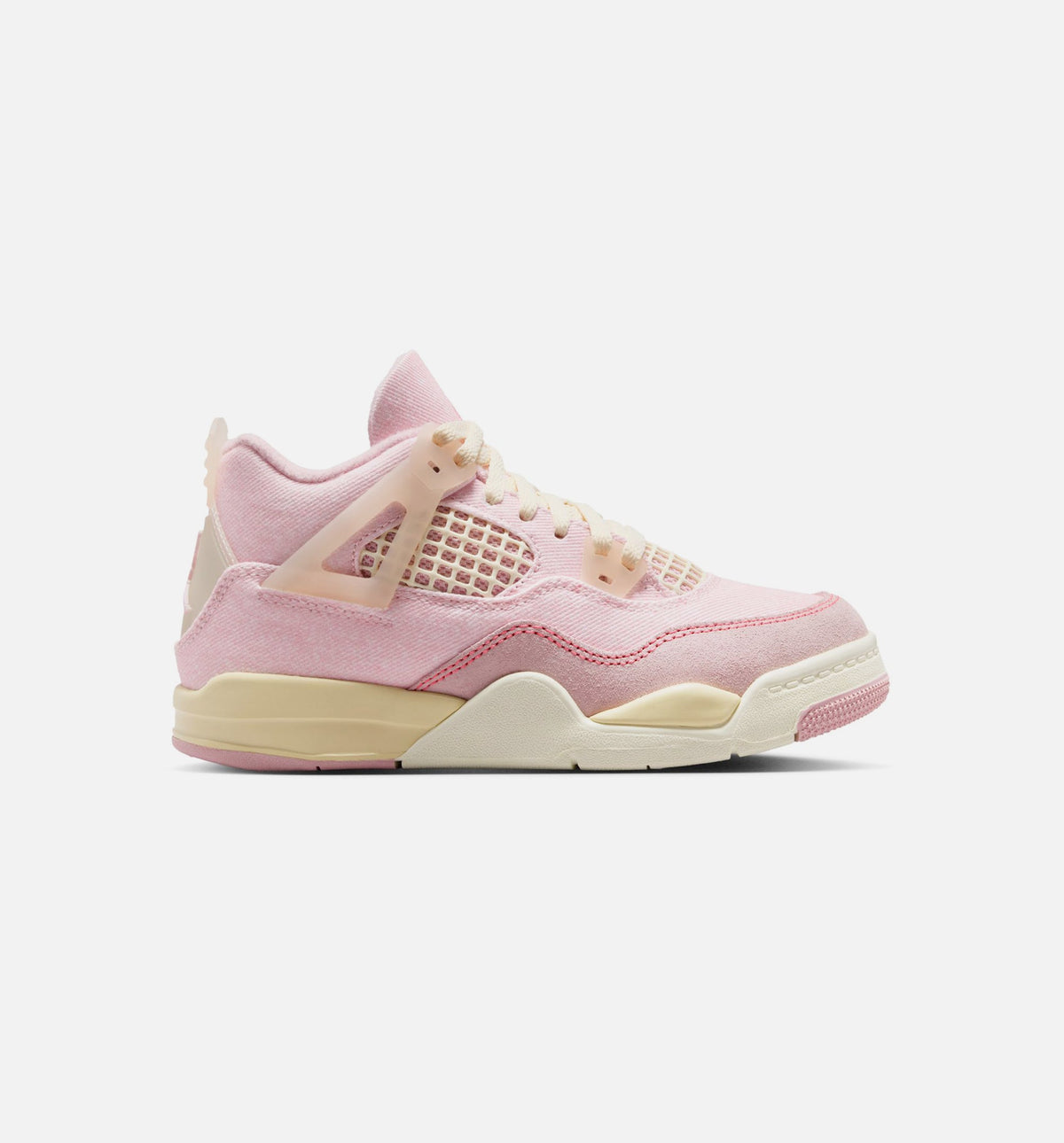 Air Jordan 4 Retro Pink Pearl and Iced Carmine Preschool Sneakers - Pearl Pink / Iced Carmine / Coconut Milk