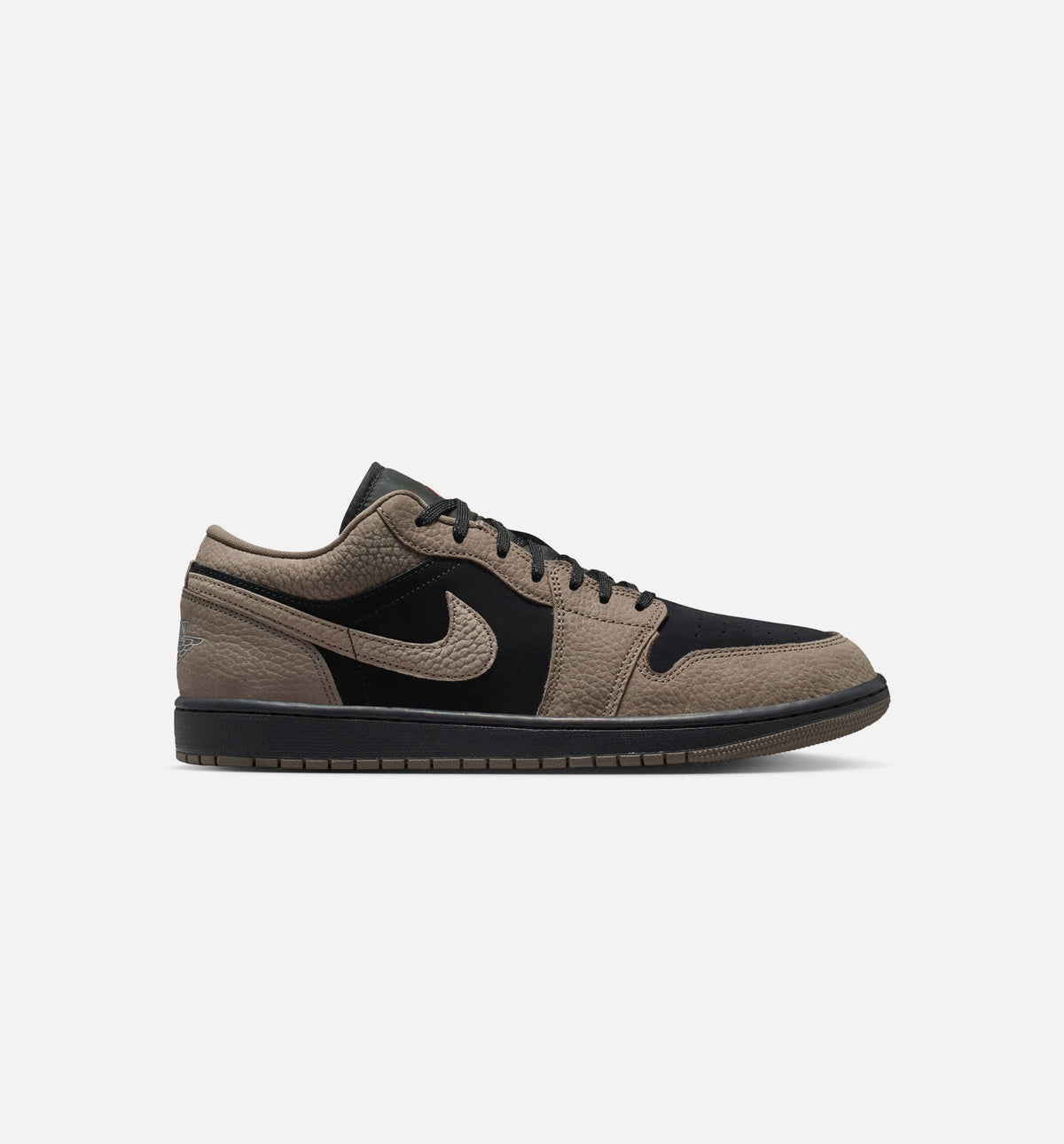 Air Jordan 1 Low SE Men's Sneakers - Black / Olive Grey / Light Wild Mango