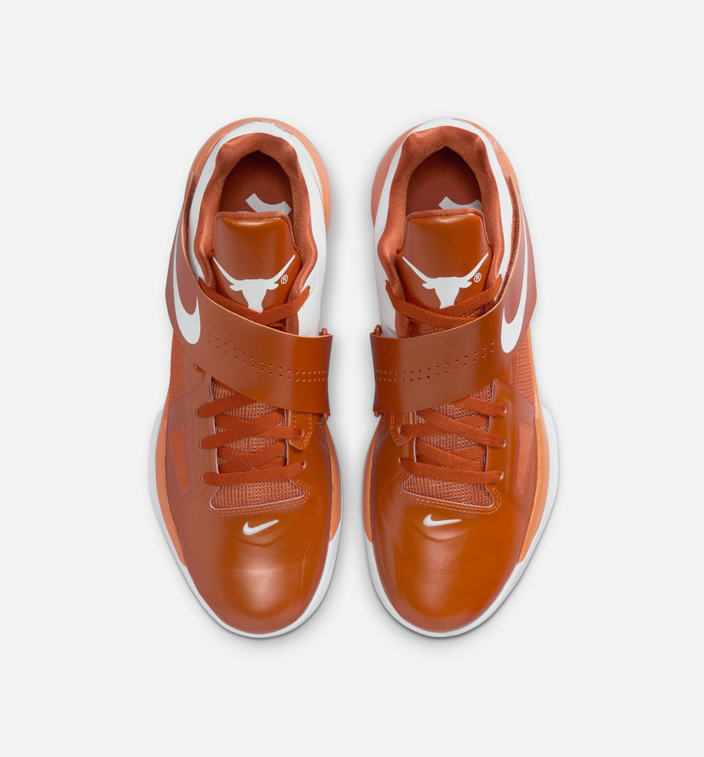 Zoom KD 4 Texas Longhorns Men's Sneakers - Desert Orange / White