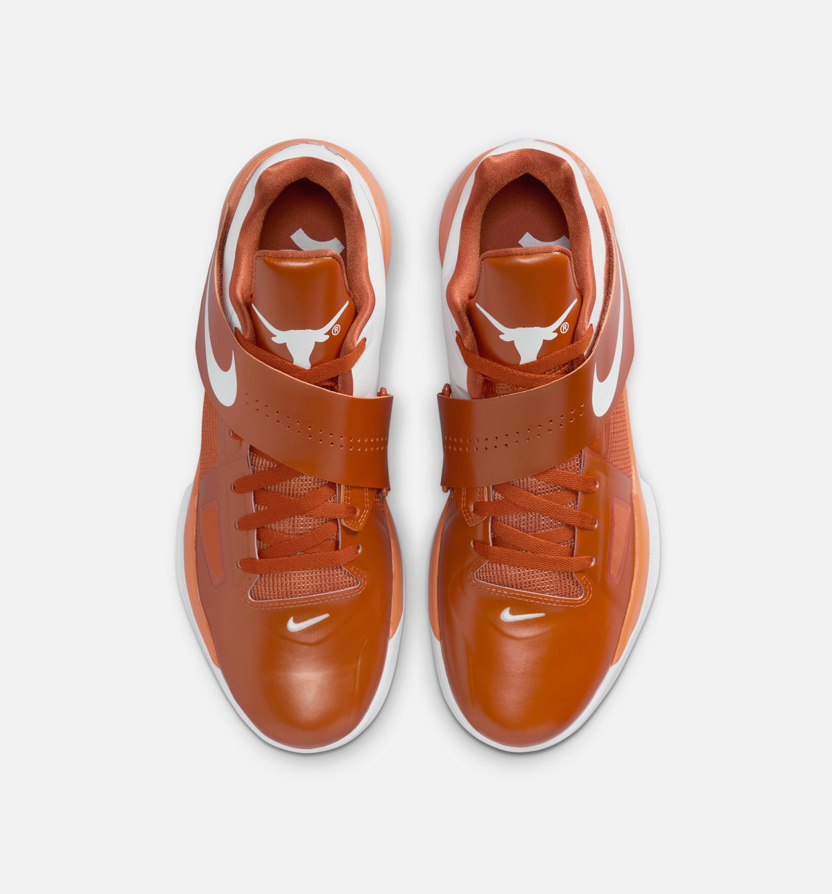 Zoom KD 4 Texas Longhorns Men's Sneakers - Desert Orange / White