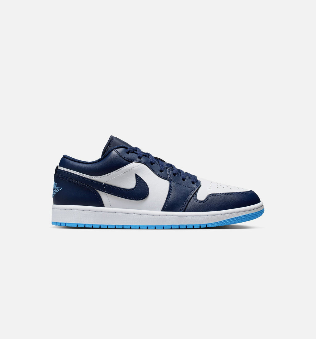 Air Jordan 1 Low Men's Sneakers - Midnight Navy / University Blue / White