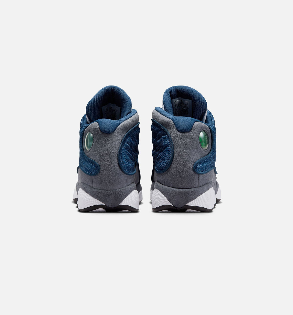 Air Jordan 13 Retro Navy and Flint Grey Grade School Sneakers - Navy / University Blue / Flint Grey / White
