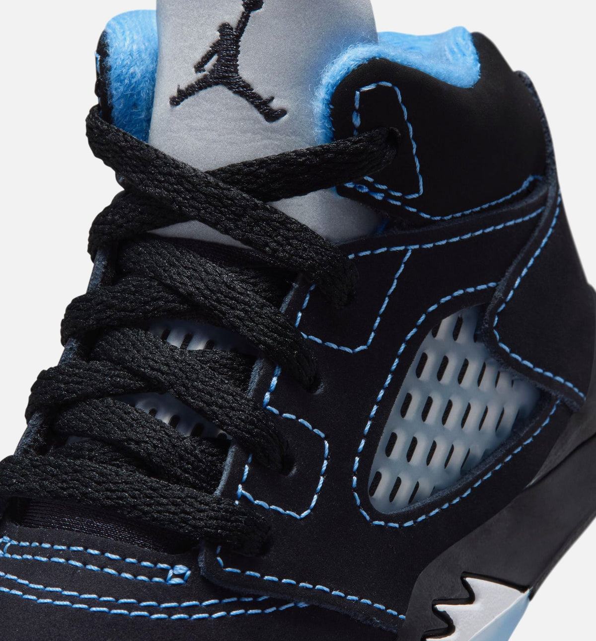 Air Jordan 5 Retro Black Carolina Infant & Toddler Sneakers - Black / University Blue / White