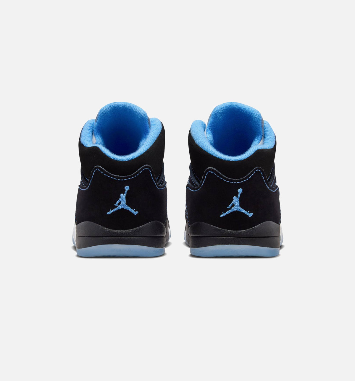 Air Jordan 5 Retro Black Carolina Infant & Toddler Sneakers - Black / University Blue / White