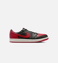 Air Jordan 1 Retro Low OG Banned Men's Sneakers - Black / Black / Varsity Red / Summit White