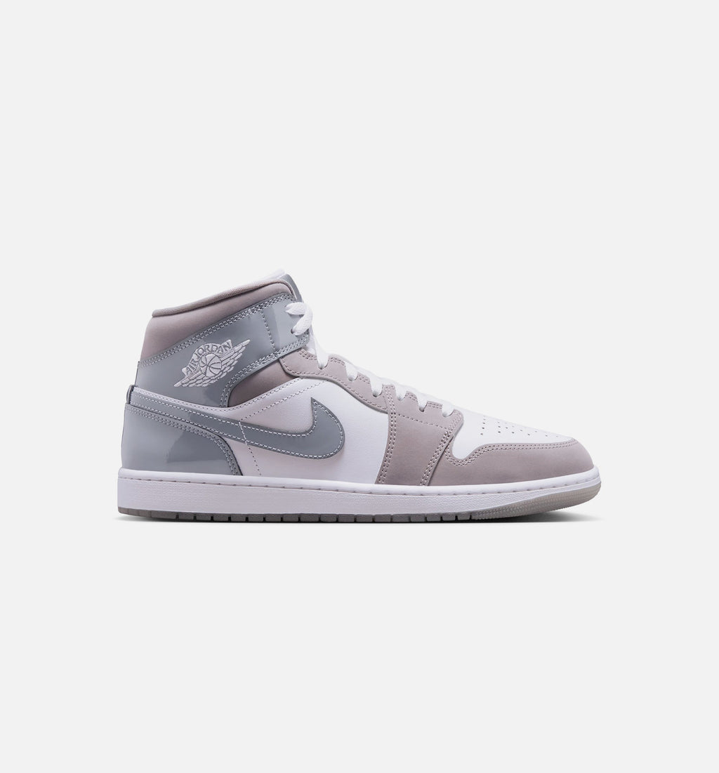 Air Jordan 1 Mid SE Cool Grey Men's Sneakers - Cool Grey / Medium Grey