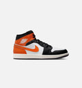 Air Jordan 1 Mid Men's Sneakers - Starfish / White / Sail / Black