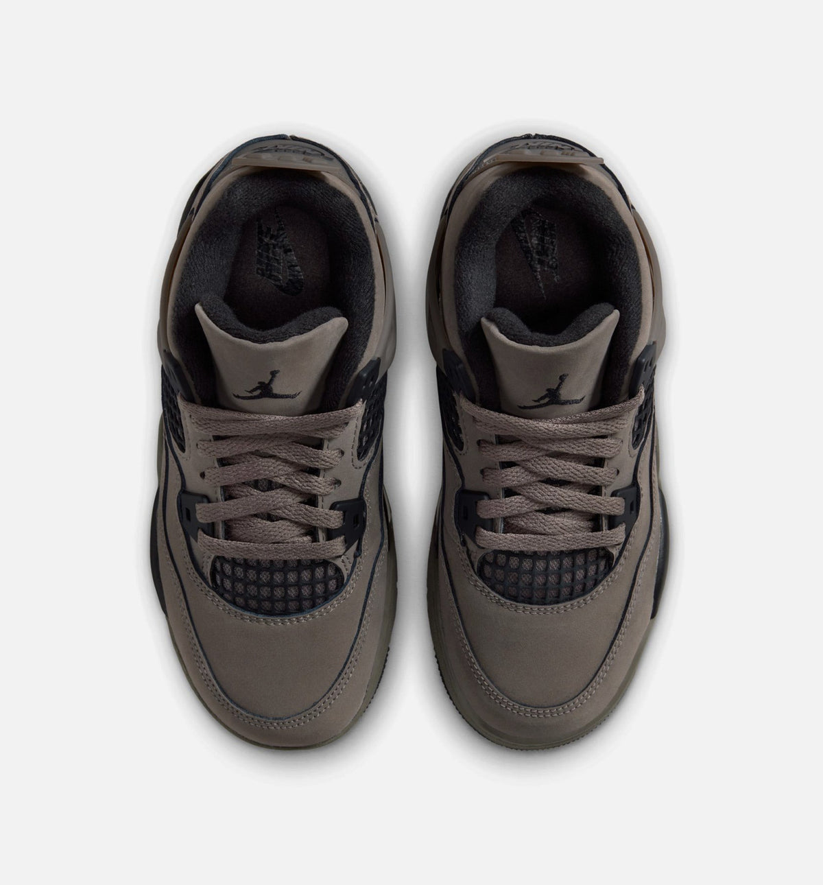 Air Jordan 4 Retro Cave Stone and Black Preschool Sneakers - Cave Stone / Black / Moon Particle