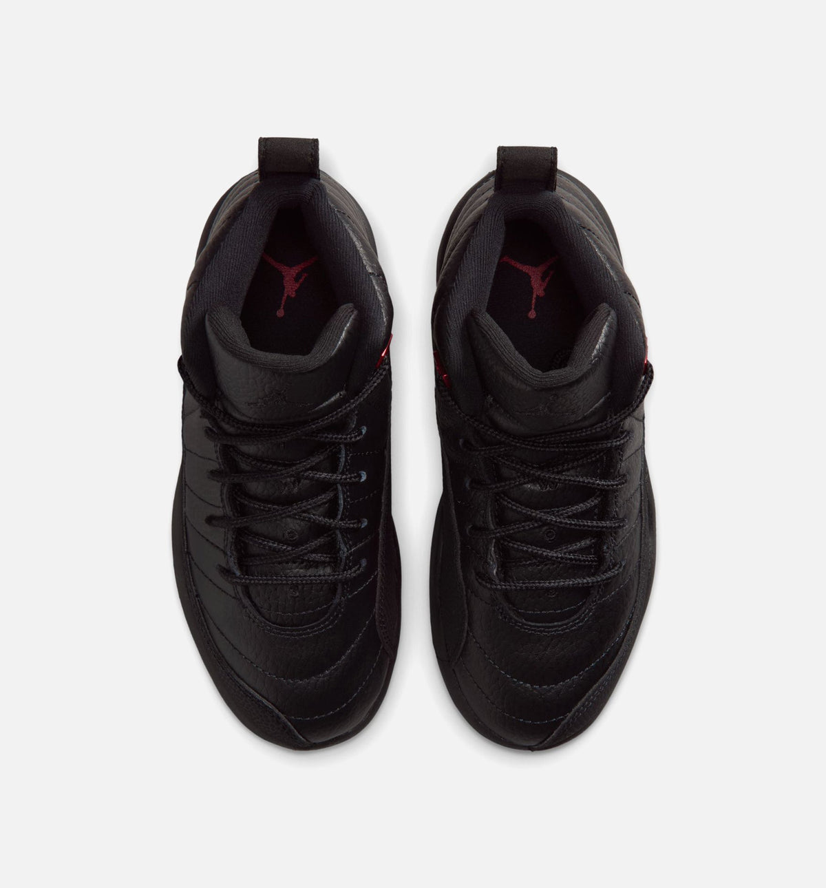 Air Jordan 12 Retro Bloodline Preschool Sneakers - Black / Varsity Red