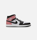 Air Jordan 1 Mid Men's Sneakers - White / Rust Pink / Black