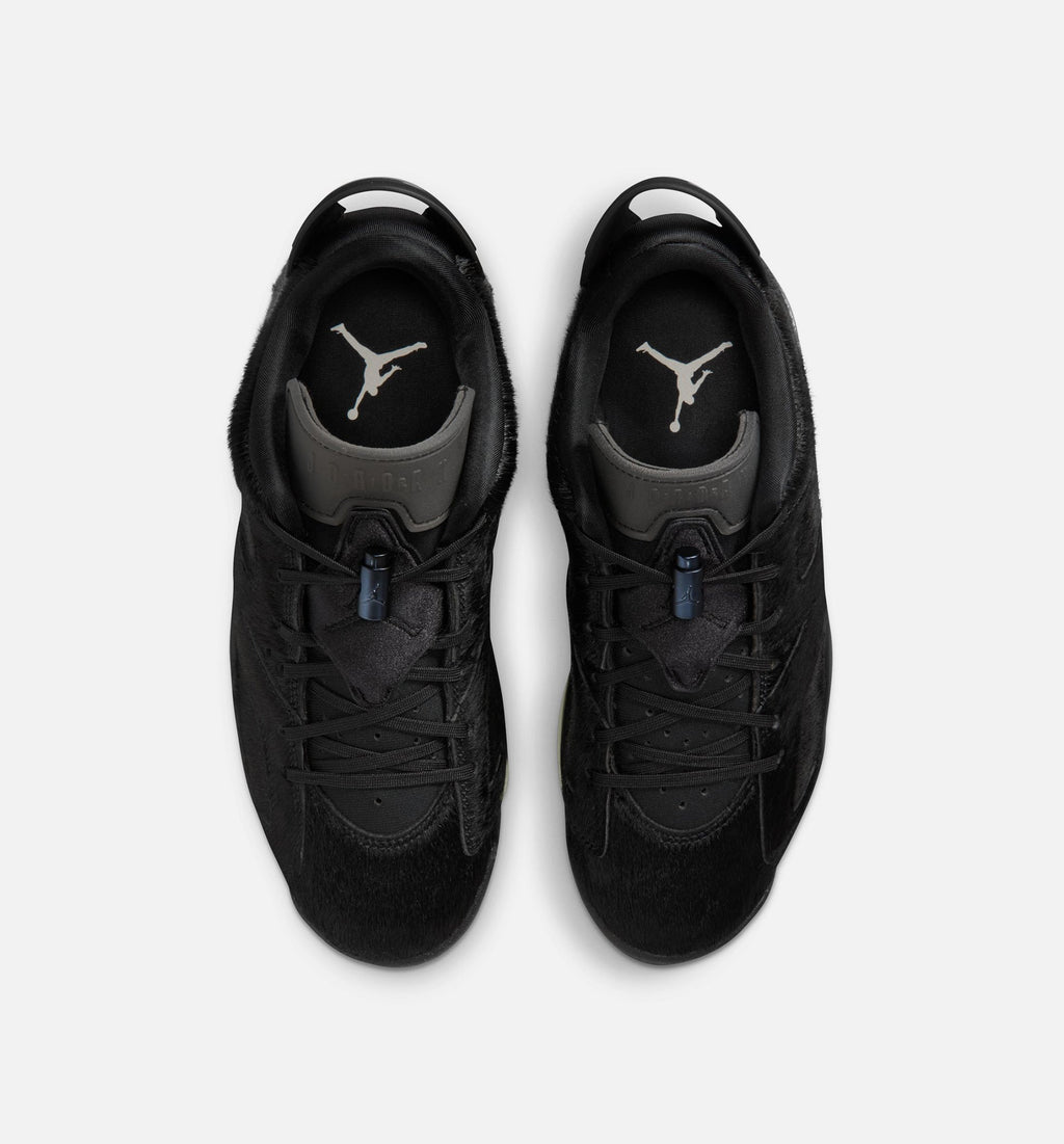 Air Jordan 6 Retro Low Blackout Women's Sneakers - Black
