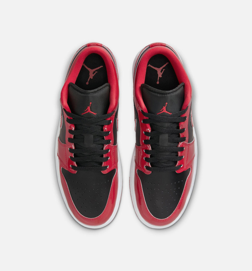 Air Jordan 1 Low SE Men's Sneakers - Black / Varsity Red / White