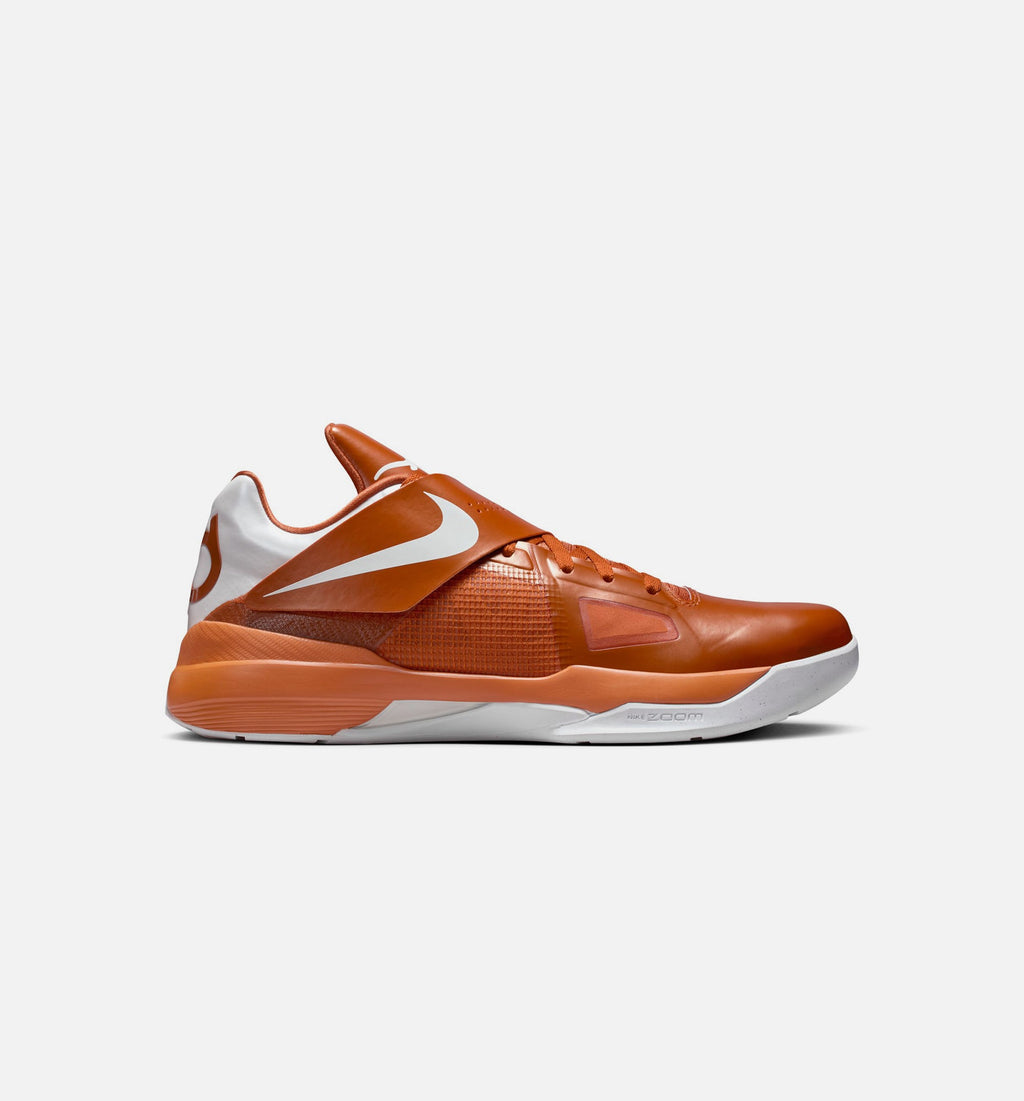 Zoom KD 4 Texas Longhorns Men's Sneakers - Desert Orange / White