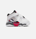 Air Jordan 8 Retro White and True Red Infant & Toddler Sneakers - White / Black / True Red