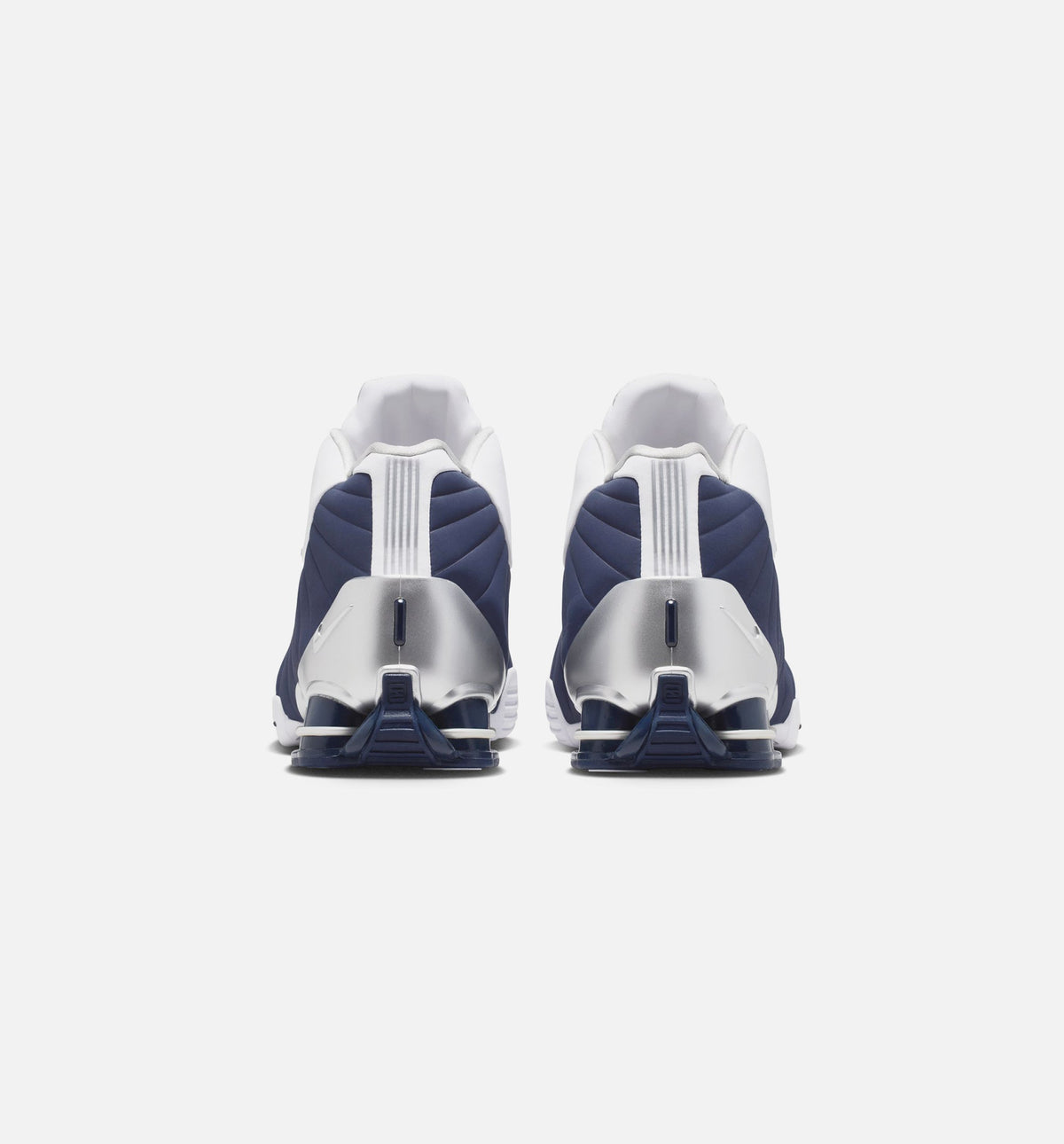 Shox BB4 Olympic Men's Sneakers - White / Midnight Navy / Metallic Silver