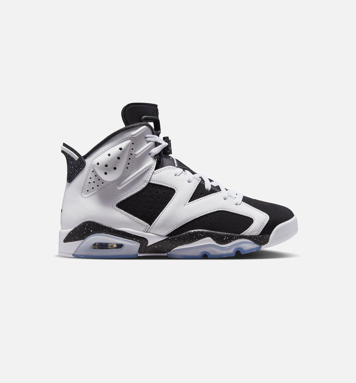 Air Jordan 6 Retro Black and White Men's Sneakers - Black / White