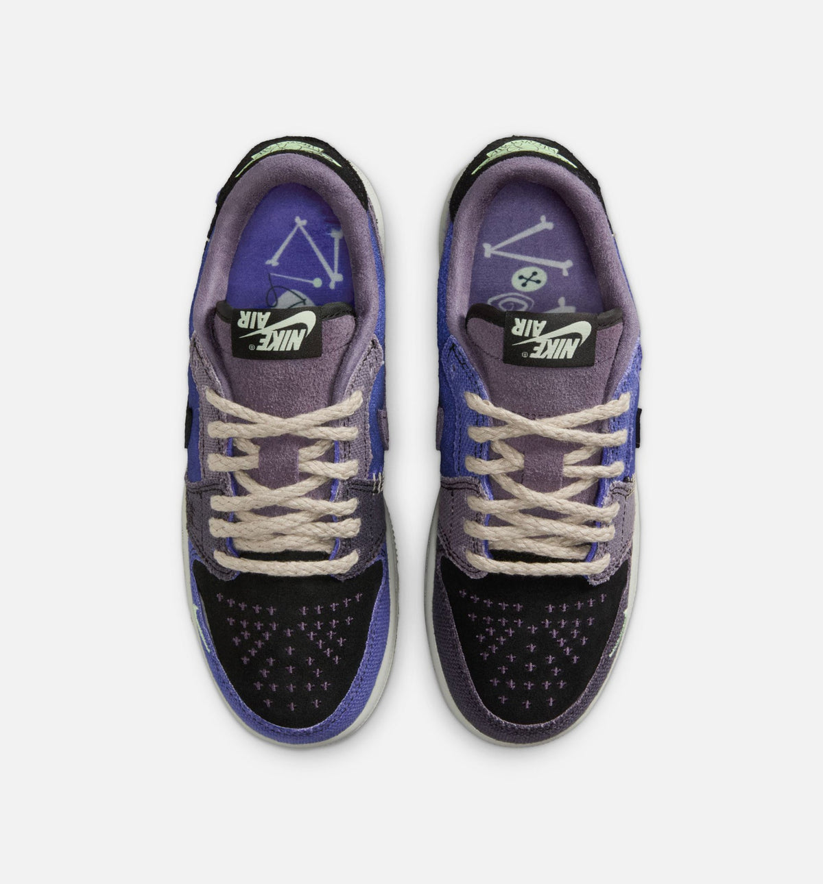 Air Jordan 1 Low OG Grade School Sneakers - Regency Purple / Dark Raisin