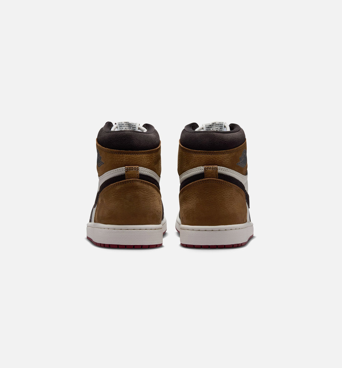 Air Jordan 1 Retro High OG Love Letter Men's Sneakers - Shadow Brown / Team Red / Light British Tan
