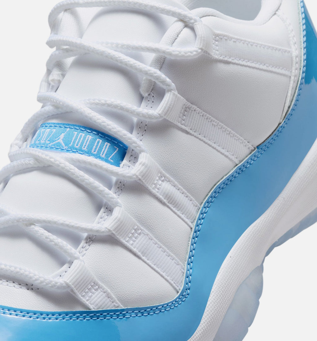 Air Jordan 11 Retro Low University Blue Men's Sneakers - White / University Blue / Black