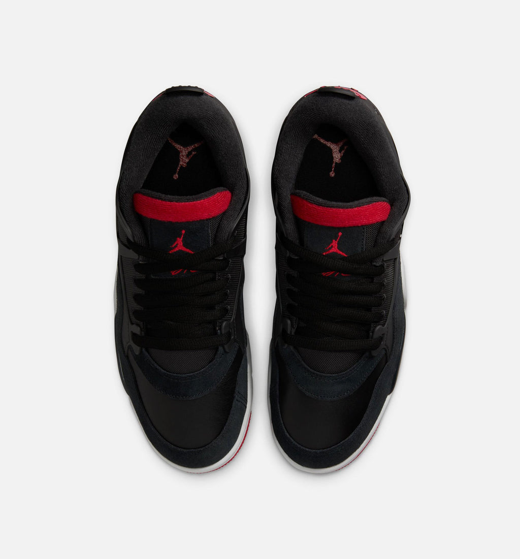 Air Jordan 4 RM Men's Sneakers - Black / Wolf Grey / White / Varsity Red