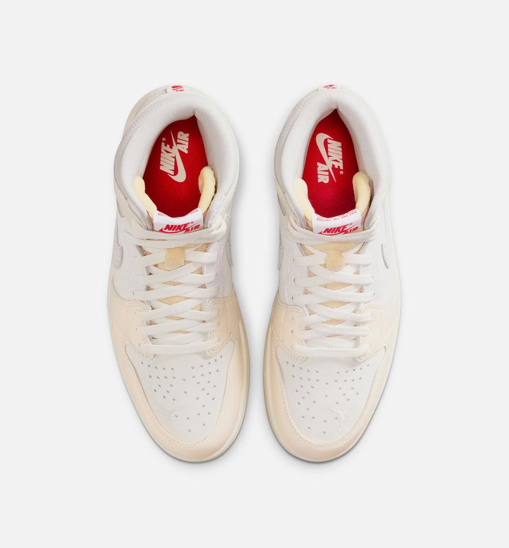 Air Jordan 1 Retro High OG Men's Sneakers - Sail / University Red / Pale Ivory / Coconut Milk / Phantom