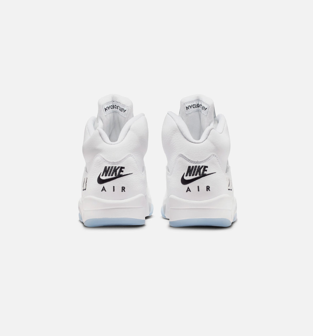 Air Jordan 5 Retro OG White Metallic Men's Sneakers - White / Metallic Silver / Black