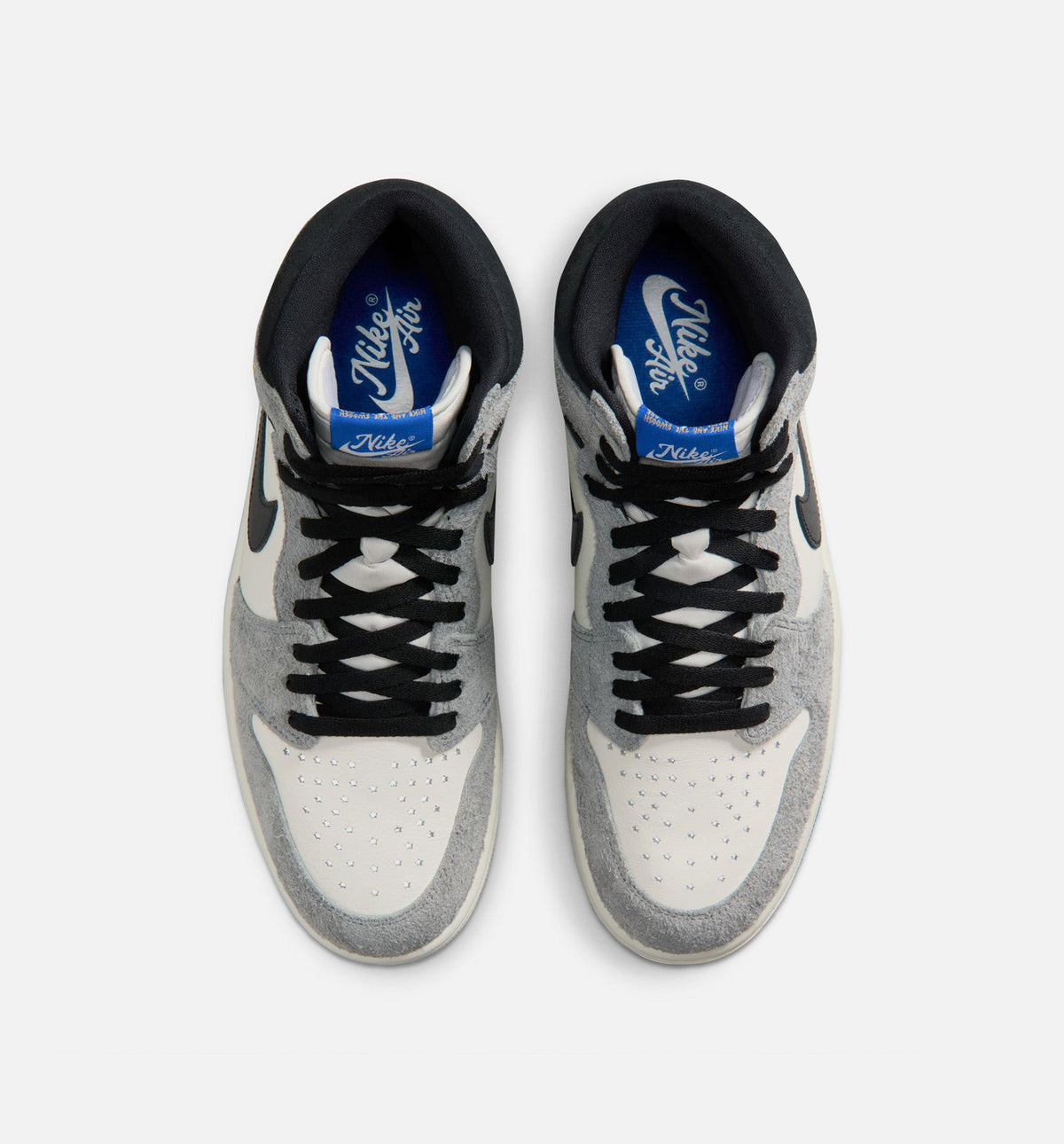 Air Jordan 1 Retro High OG Men's Sneakers - Cool Grey / Black / Sail / Game Royal / White