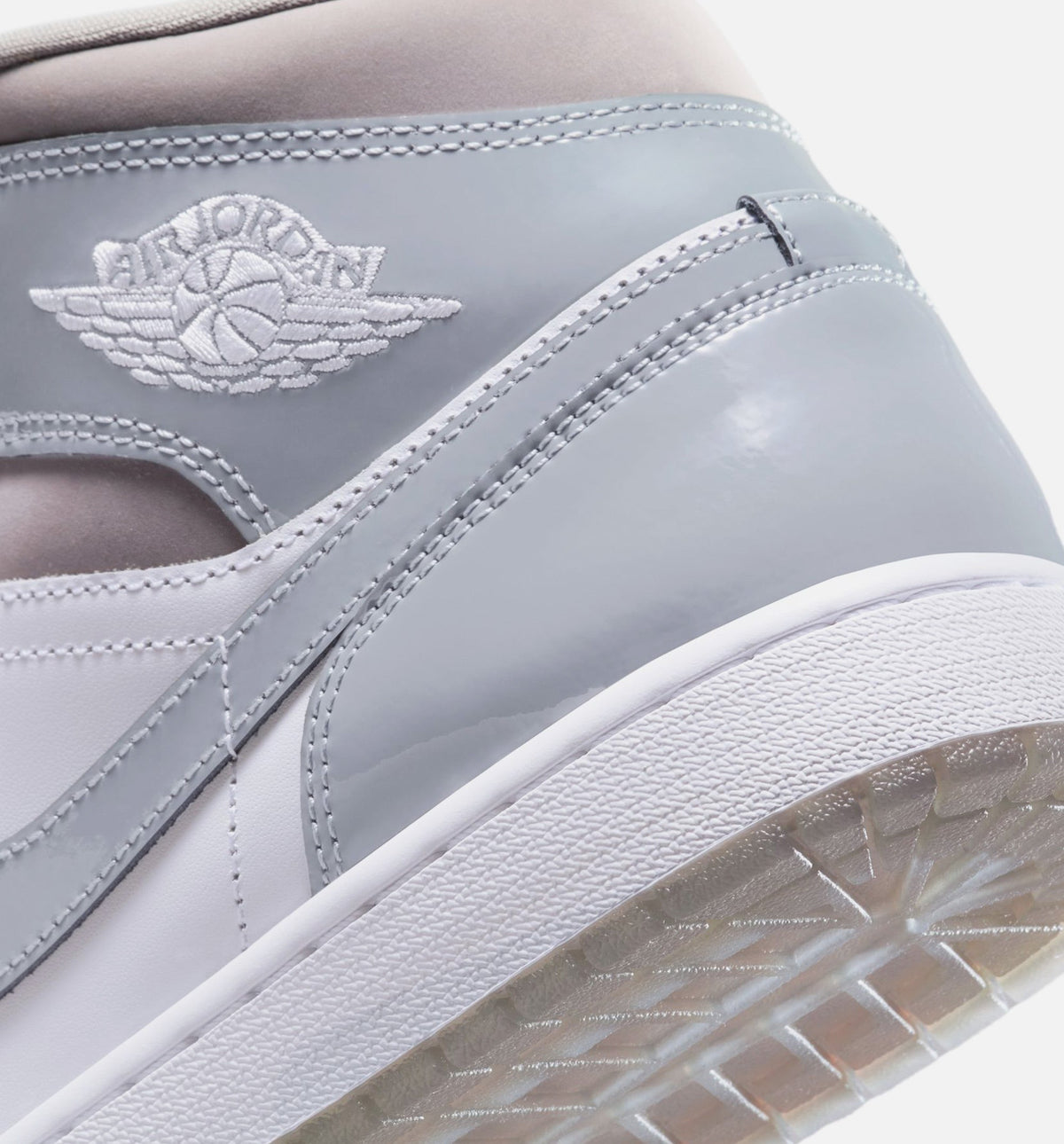 Air Jordan 1 Mid SE Cool Grey Men's Sneakers - Cool Grey / Medium Grey