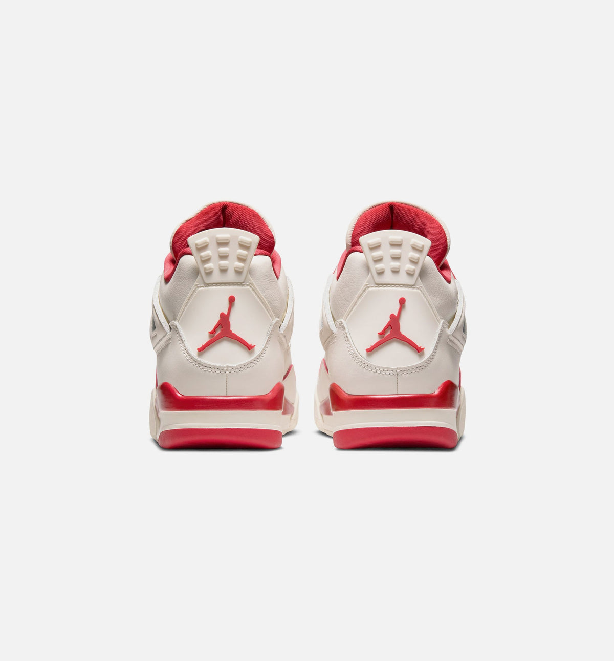 Air Jordan 4 Retro Valentine's Day Women's Sneakers - Pale Ivory / Sierra Red / Tough Red
