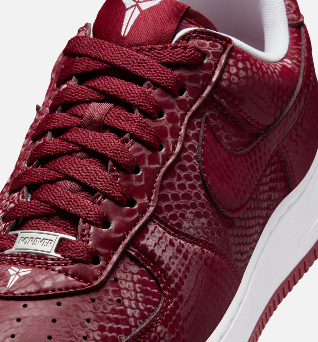 Kobe Air Force 1 Low Merion Men's Sneakers - Team Red / White