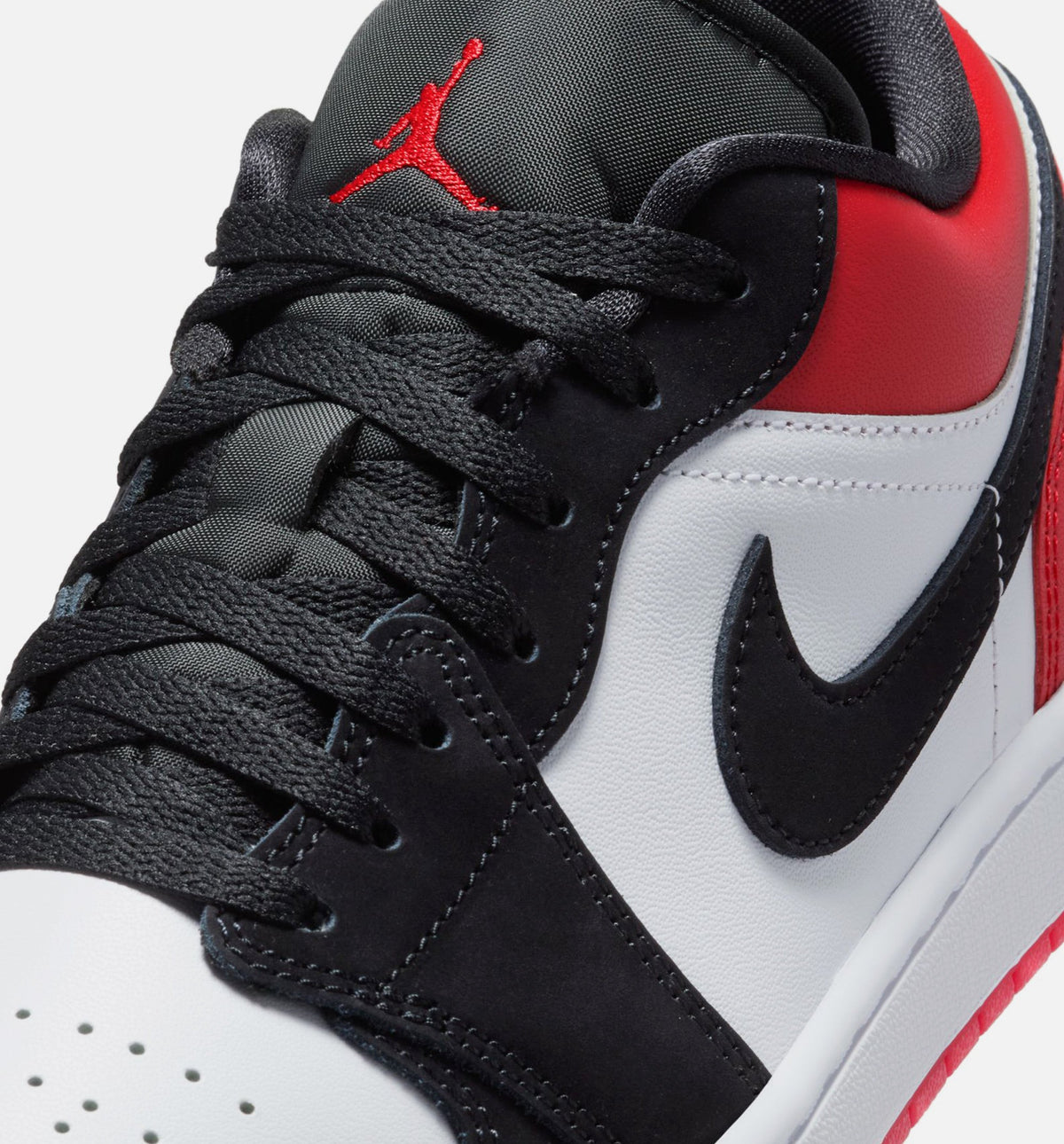 Air Jordan 1 Low SE Men's Sneakers - White / Varsity Red / Black