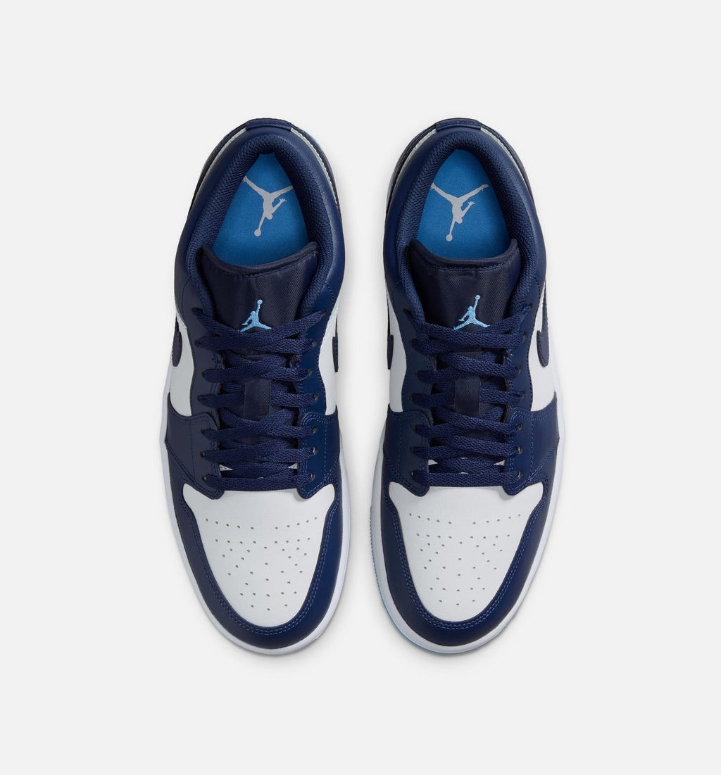 Air Jordan 1 Low Men's Sneakers - Midnight Navy / University Blue / White